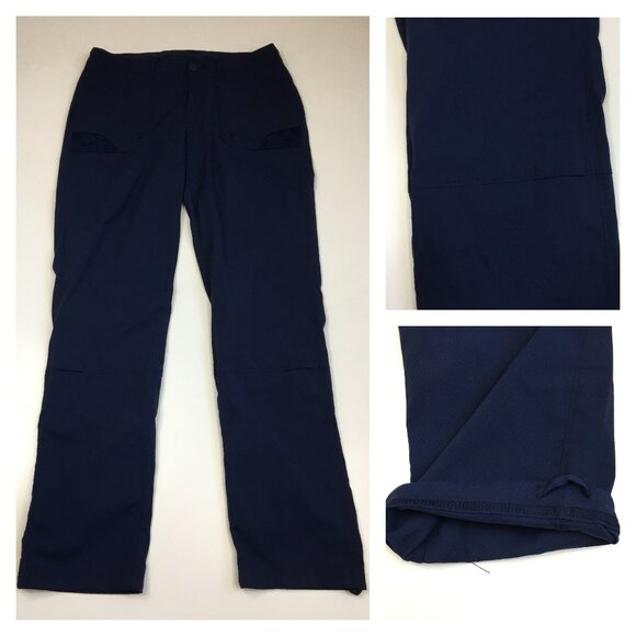 COLUMBIA Blue PFG Performance Fishing Gear Adjustable Hem & Length Active Pant - Picture 1 of 16